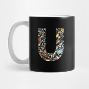 Monogram letter U Mug